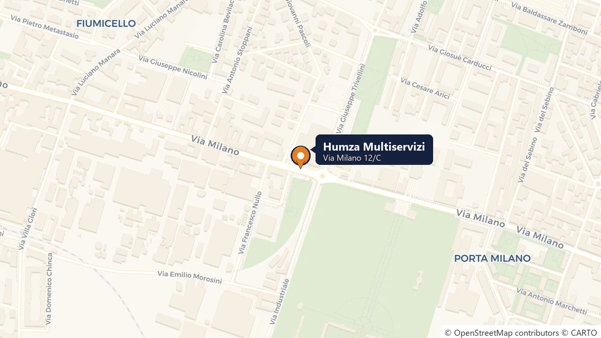 Mappa: Via Milano 12/C, Brescia